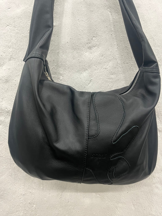 CARBON leather bag