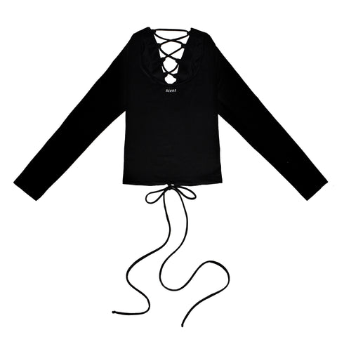 BLACK CORSET T SHIRT